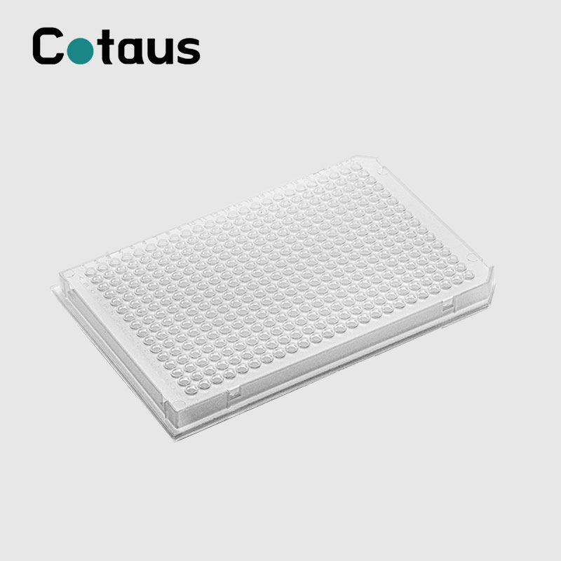 384 વેલ 40Î¼l પારદર્શક PCR પ્લેટ